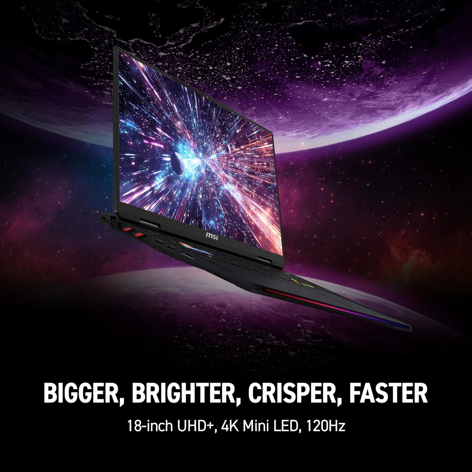 MSI Raider 18 HX AI with RTX 5090 and Intel U9-285HX Image